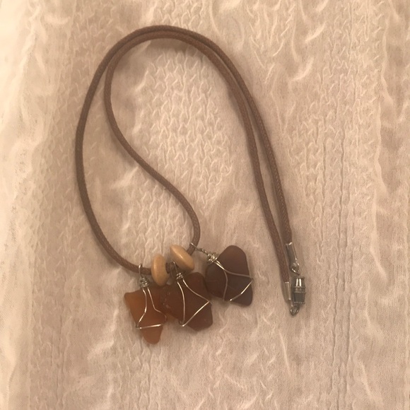 3/$15 Sea Glass Necklace - Picture 3 of 4
